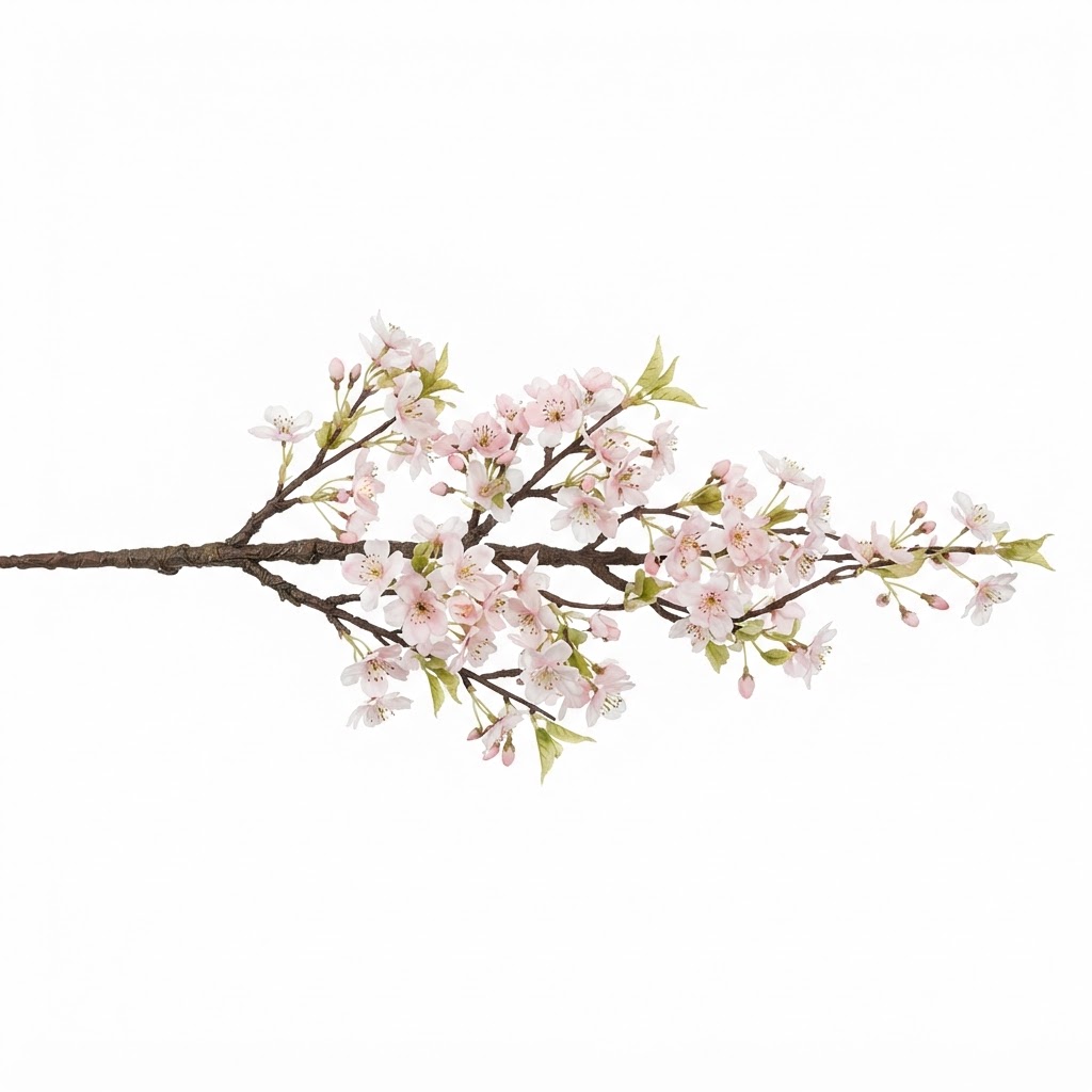 Spring Floral Cherry Blossom Branch