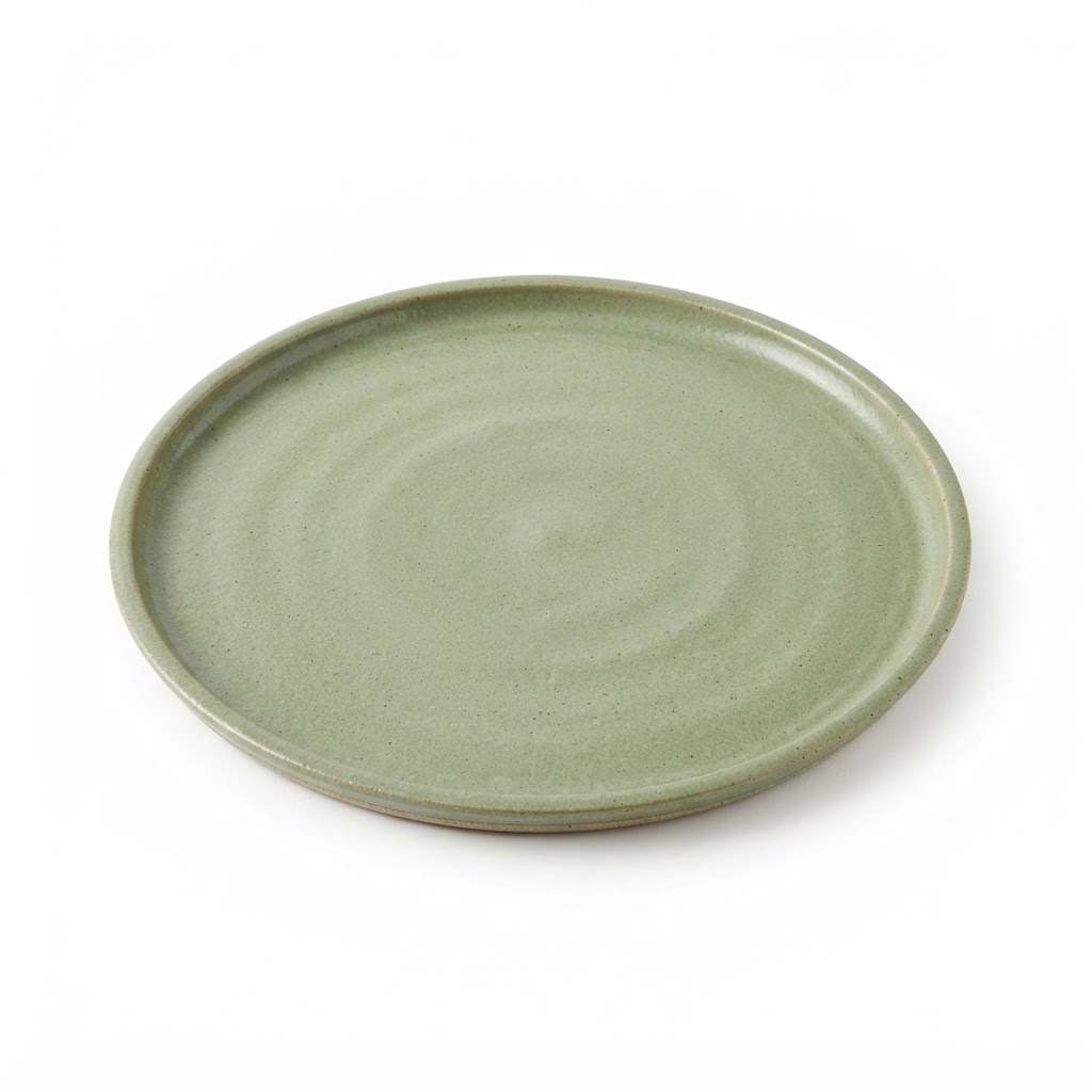 Sage Green Ceramic Plates