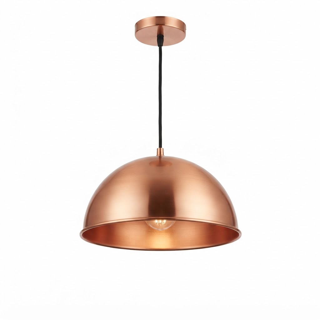 Copper Dome Pendant Lights