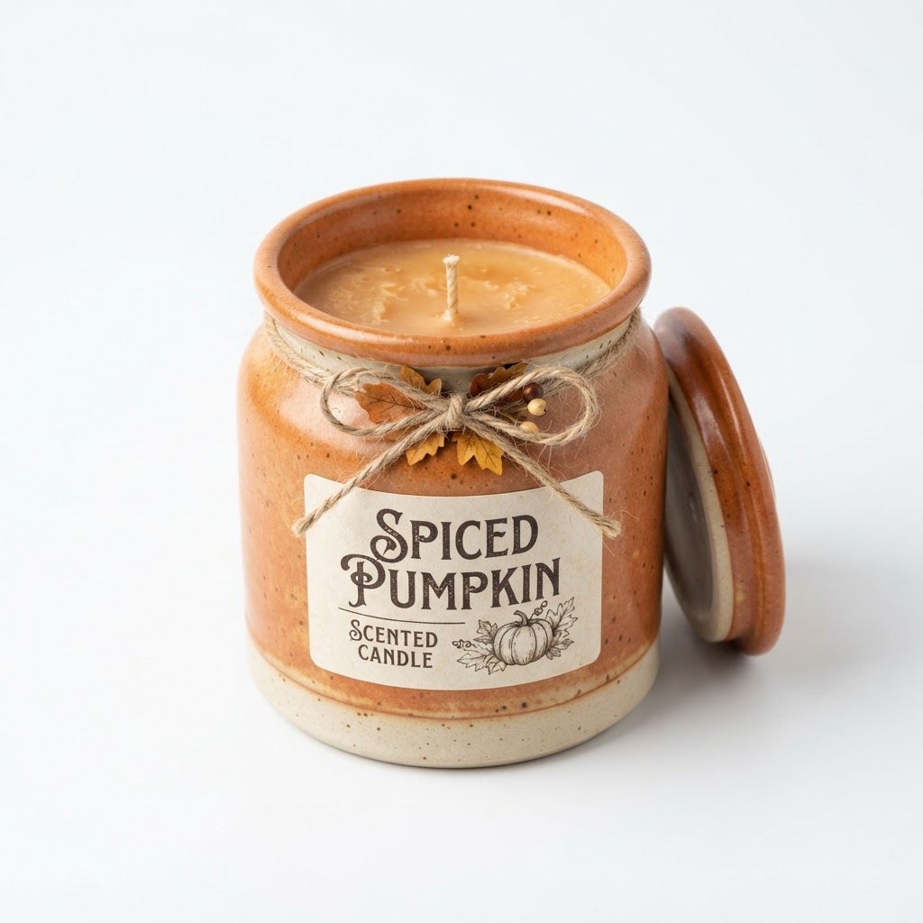 Spiced Pumpkin Scented Candle