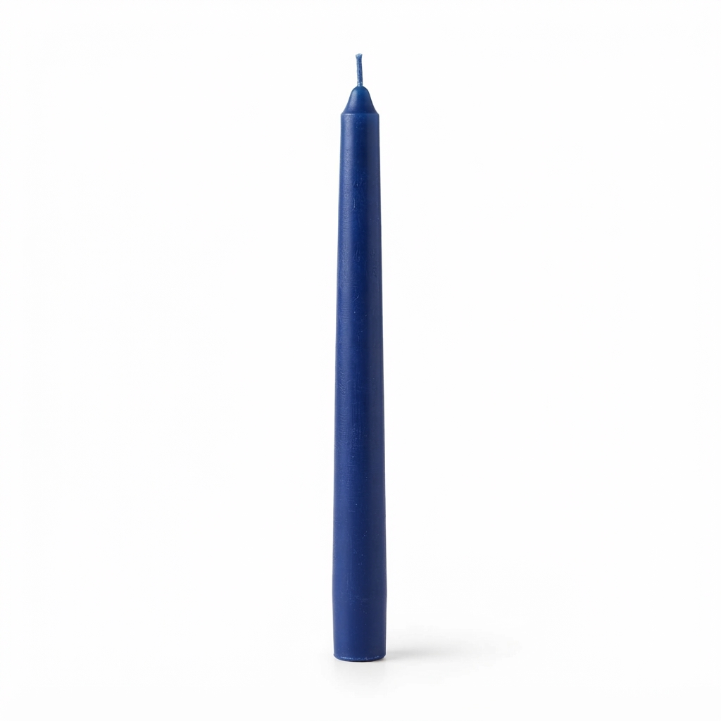 Elegant Blue Taper Candles