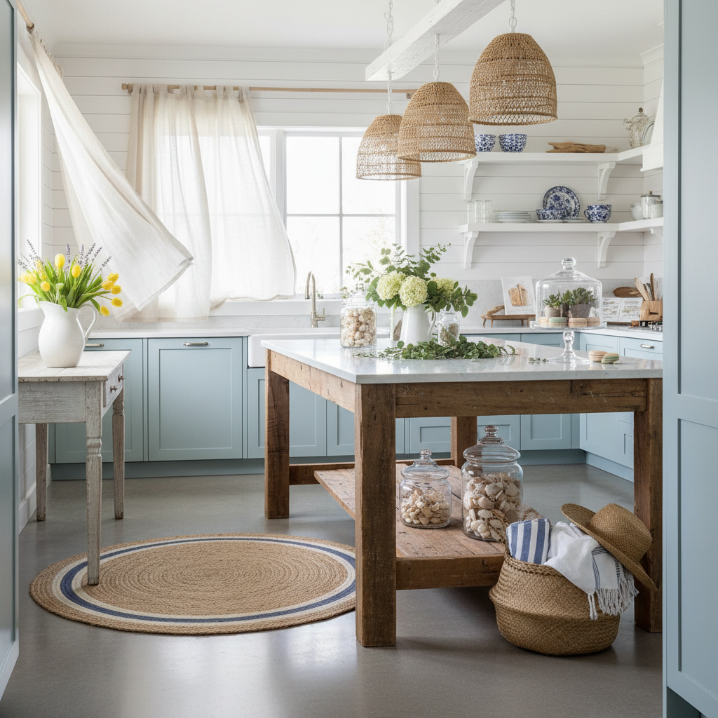 Coastal Spring Kitchen