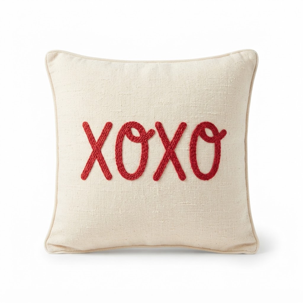 Valentine's XOXO Decorative Pillow