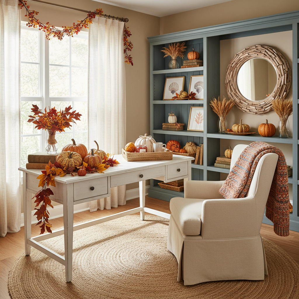 Coastal Thanksgiving Home Office