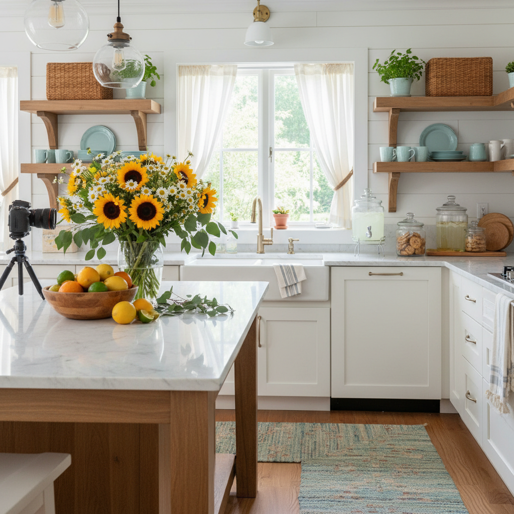 Modern Cottage Summer Kitchen