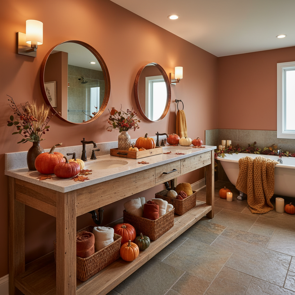 Thanksgiving Master Bathroom