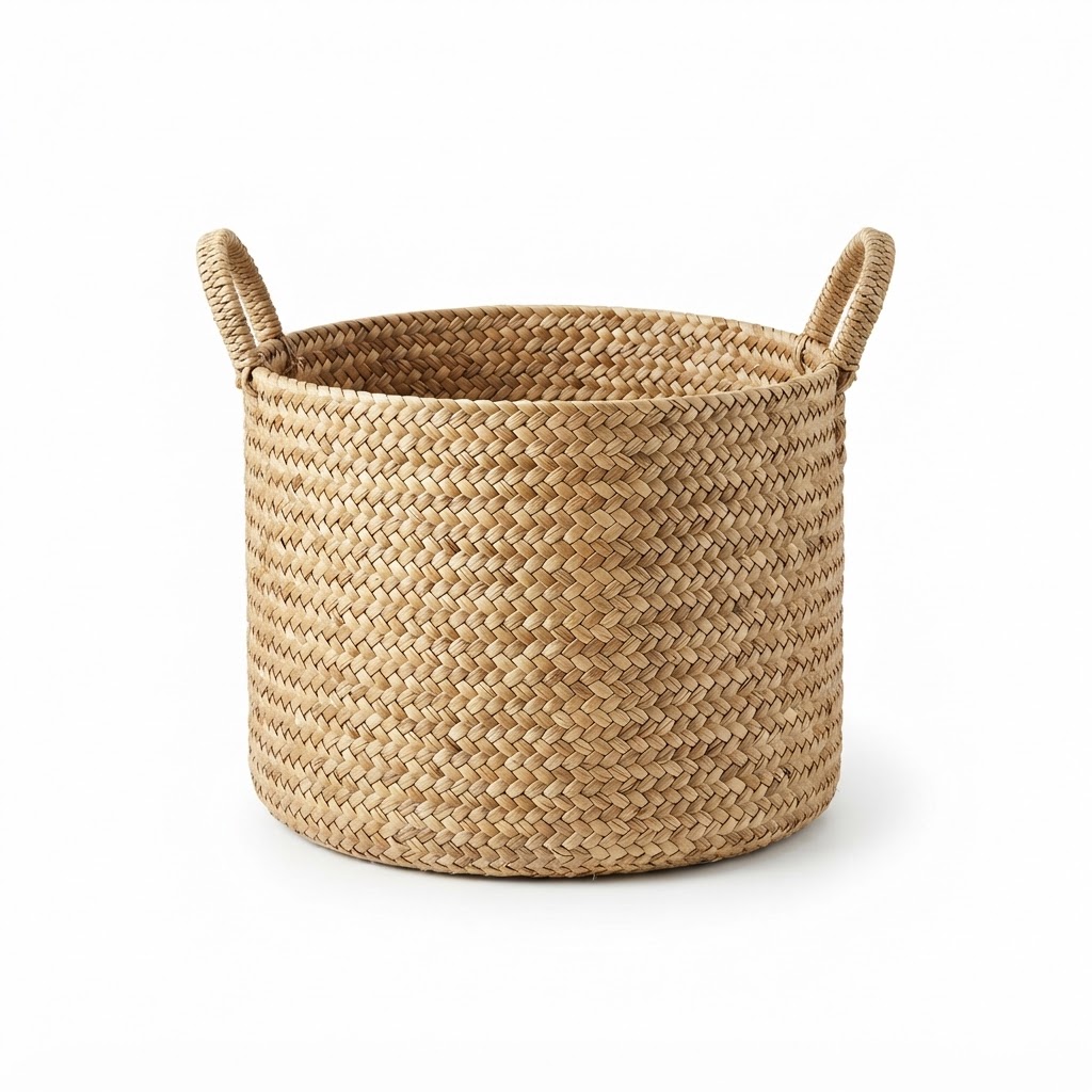 Woven Seagrass Storage Baskets