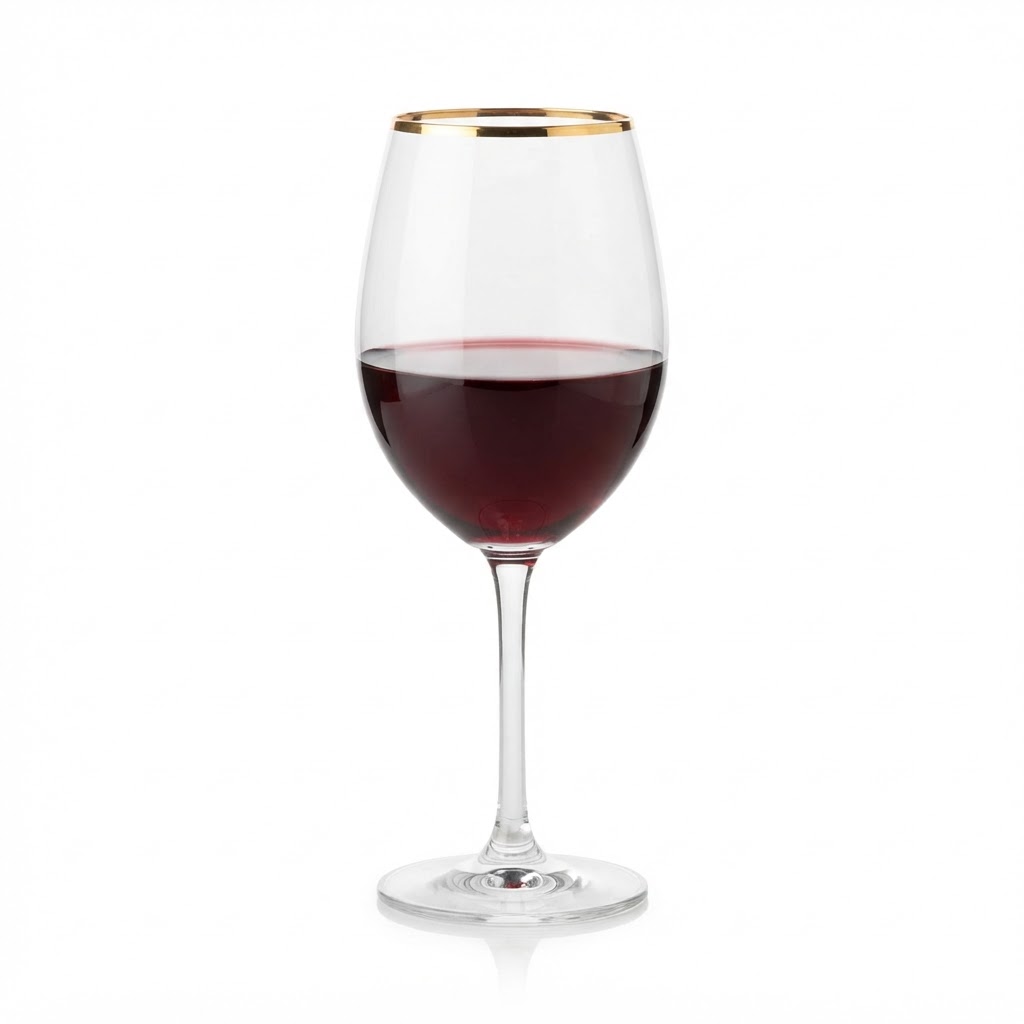 Gold Rimmed Wine Glasses