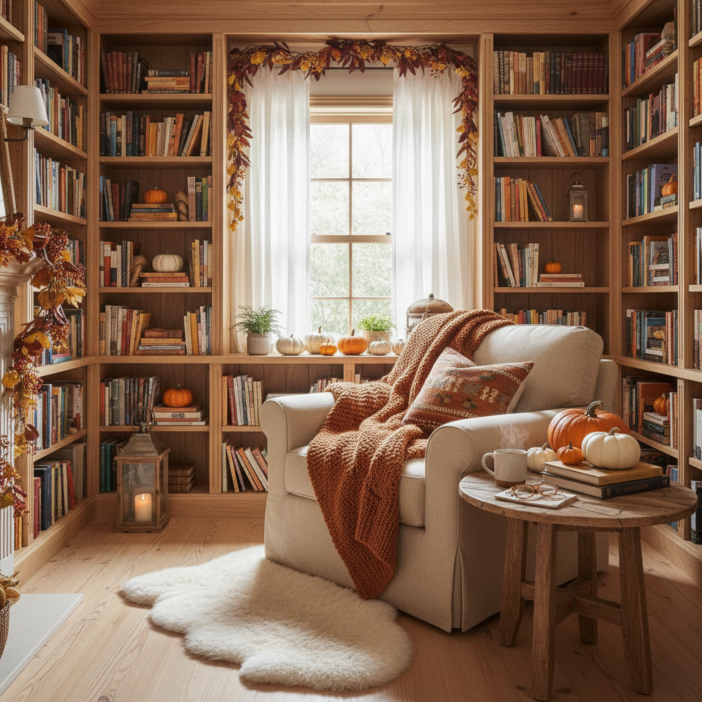 Scandinavian Fall Library