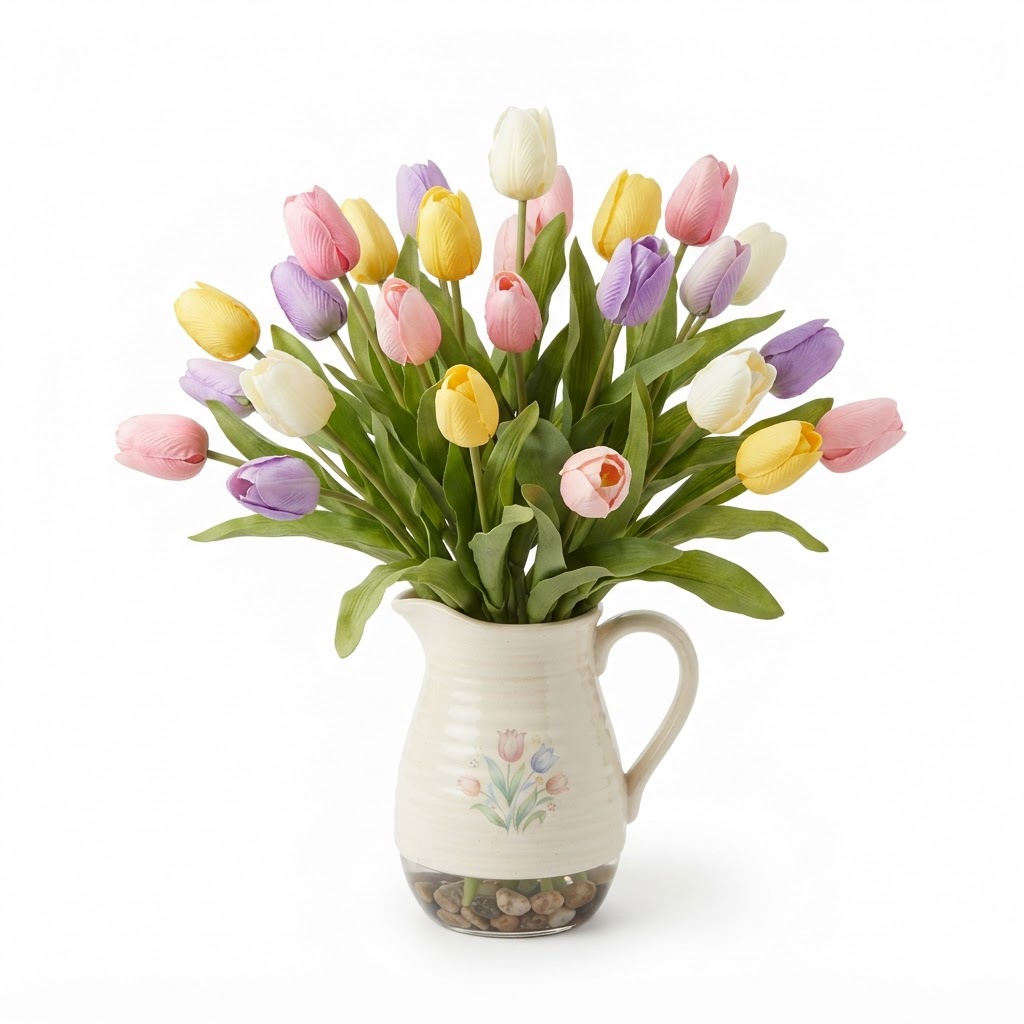 Faux Tulip Arrangement