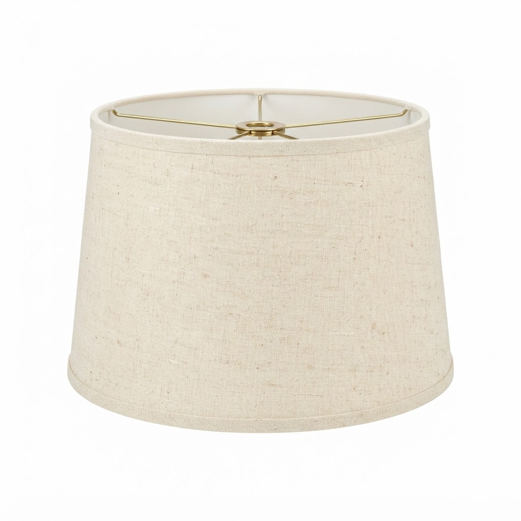Cream Linen Lamp Shade