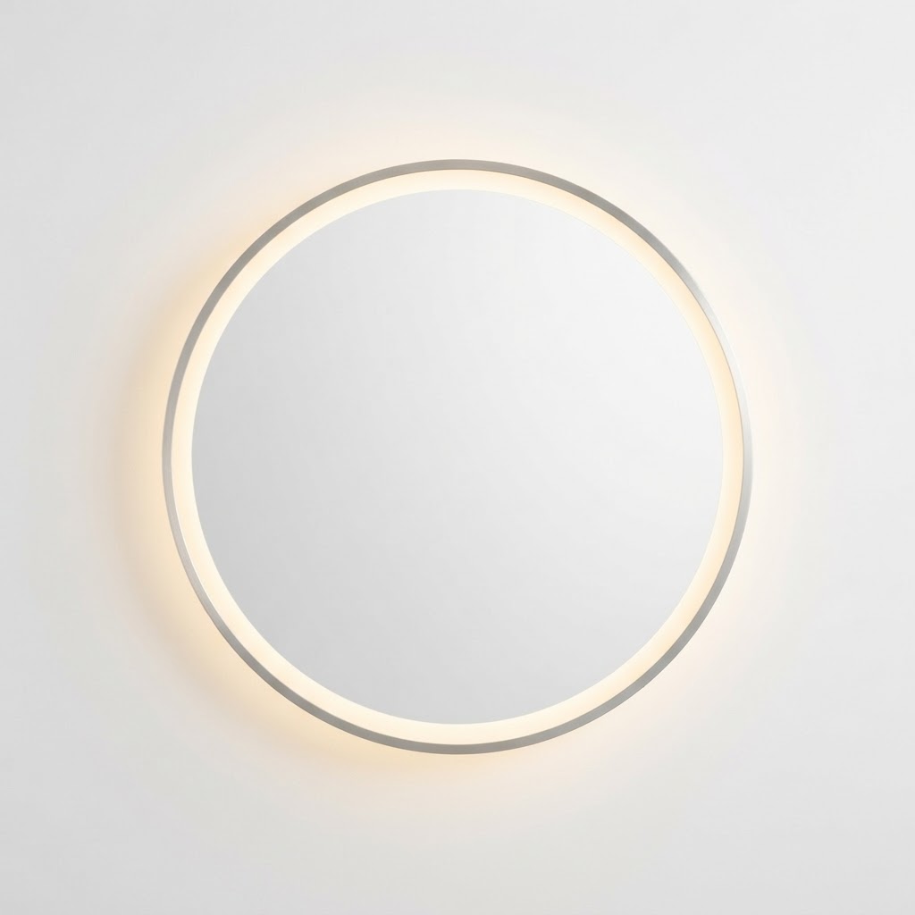 Round Backlit LED Mirror