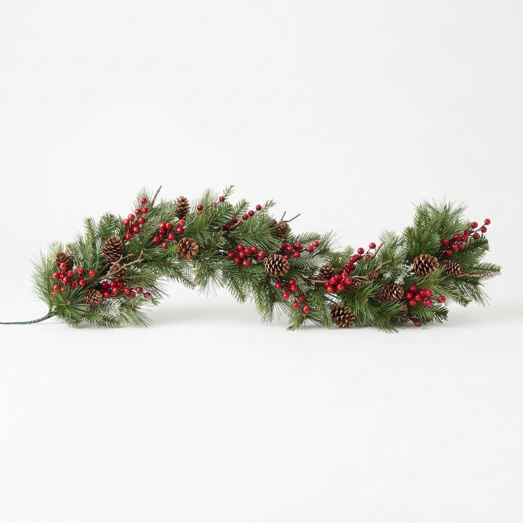 core Pine & Berry Christmas Garland