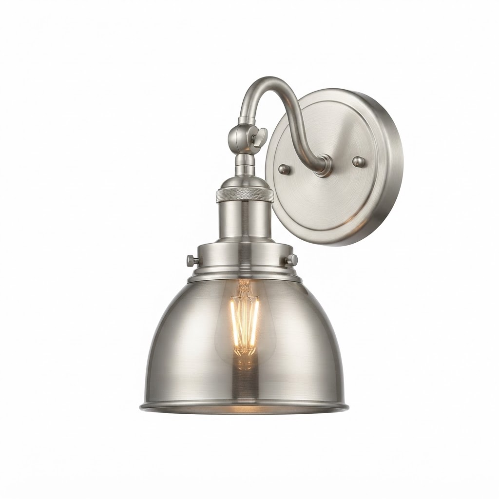 Brushed Nickel Wall Sconce