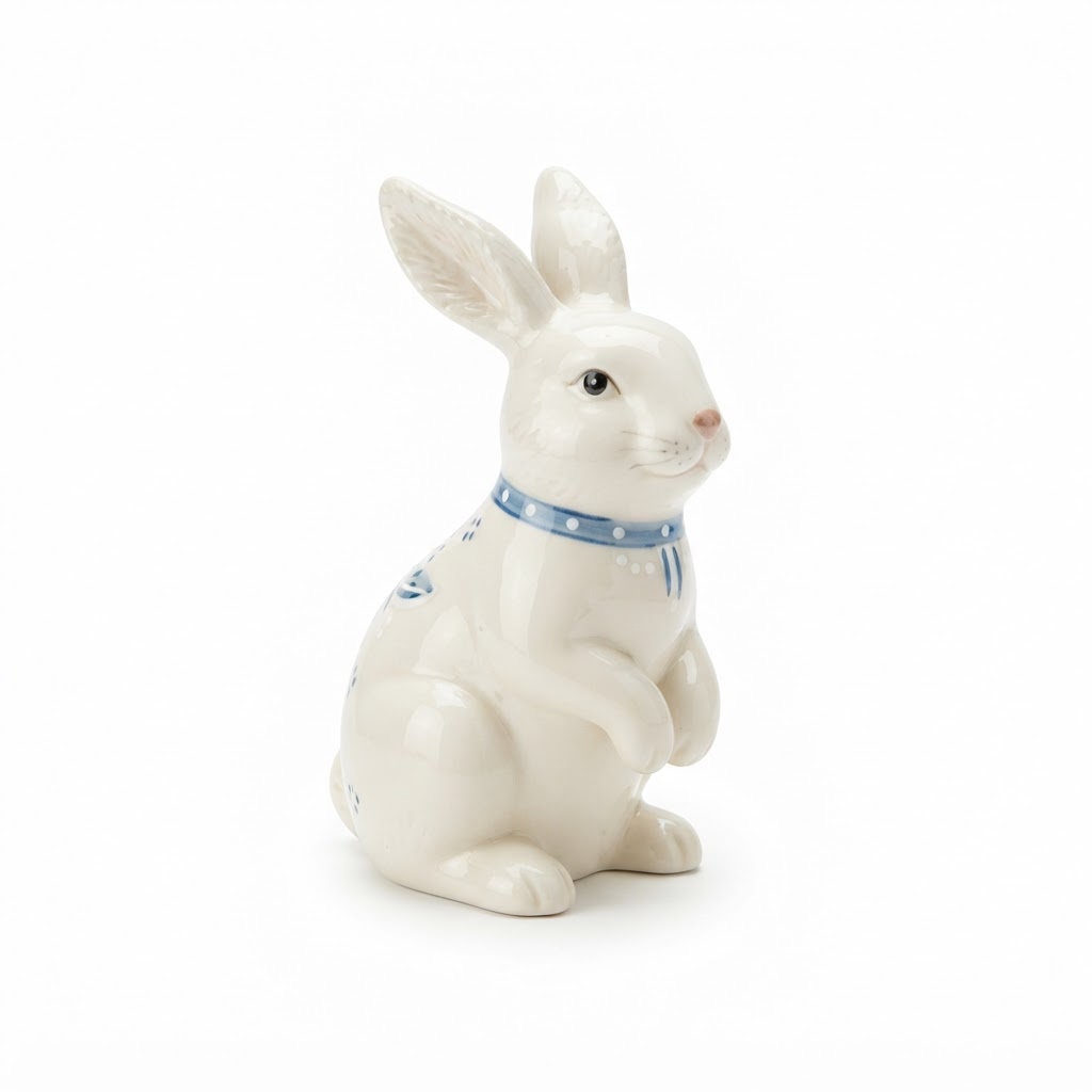 Ceramic Bunny Figurine