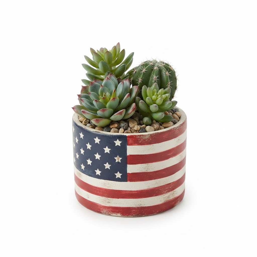 Potted Succulent Arrangement