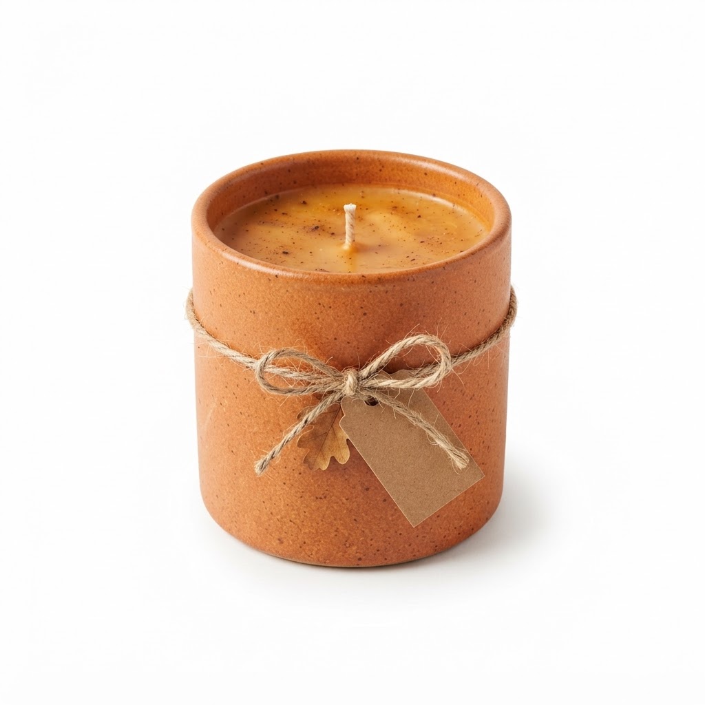 Warm Spiced Pumpkin Scented Candle