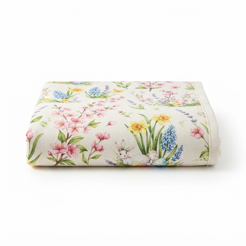 Floral Spring Throw Blanket