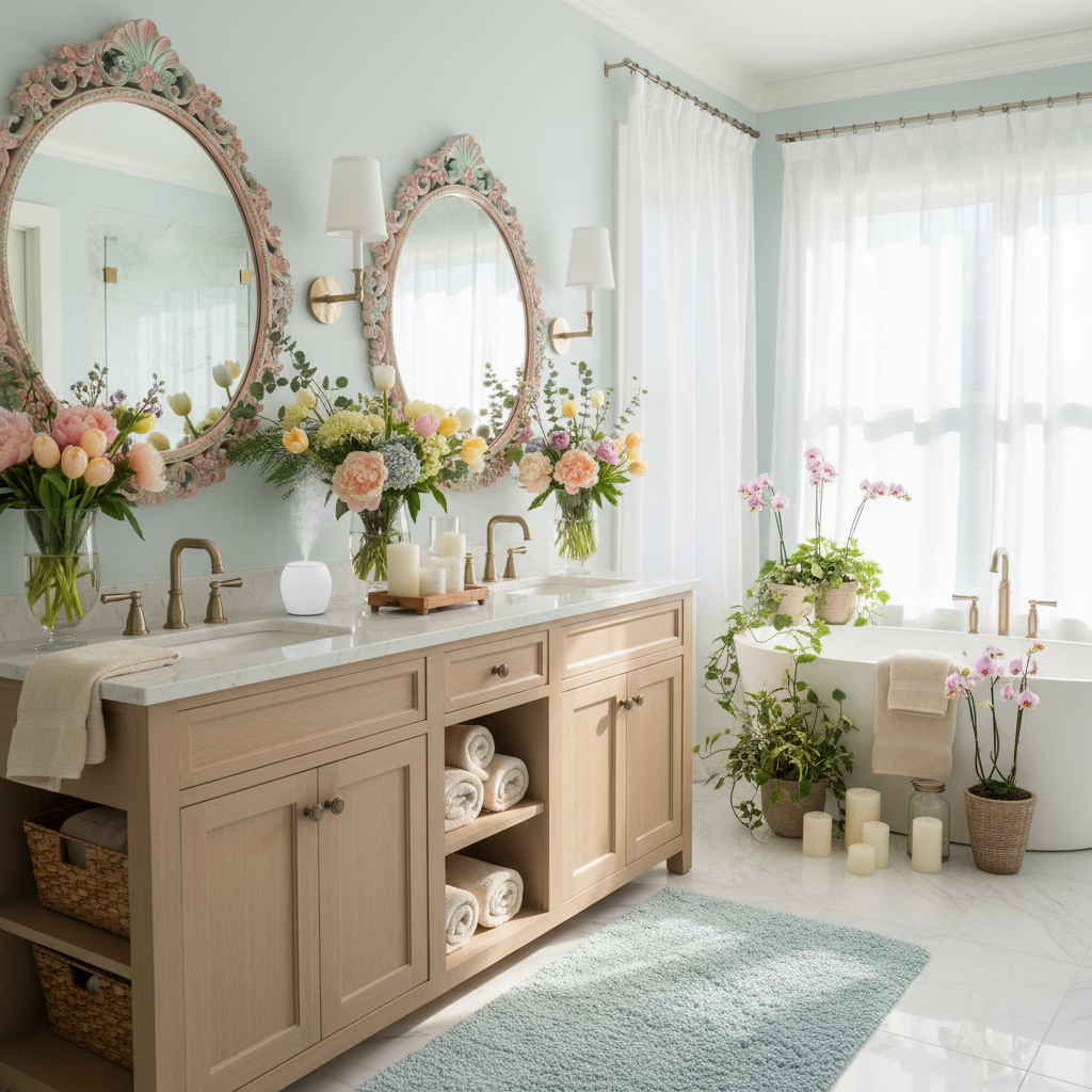 Spring Master Bathroom