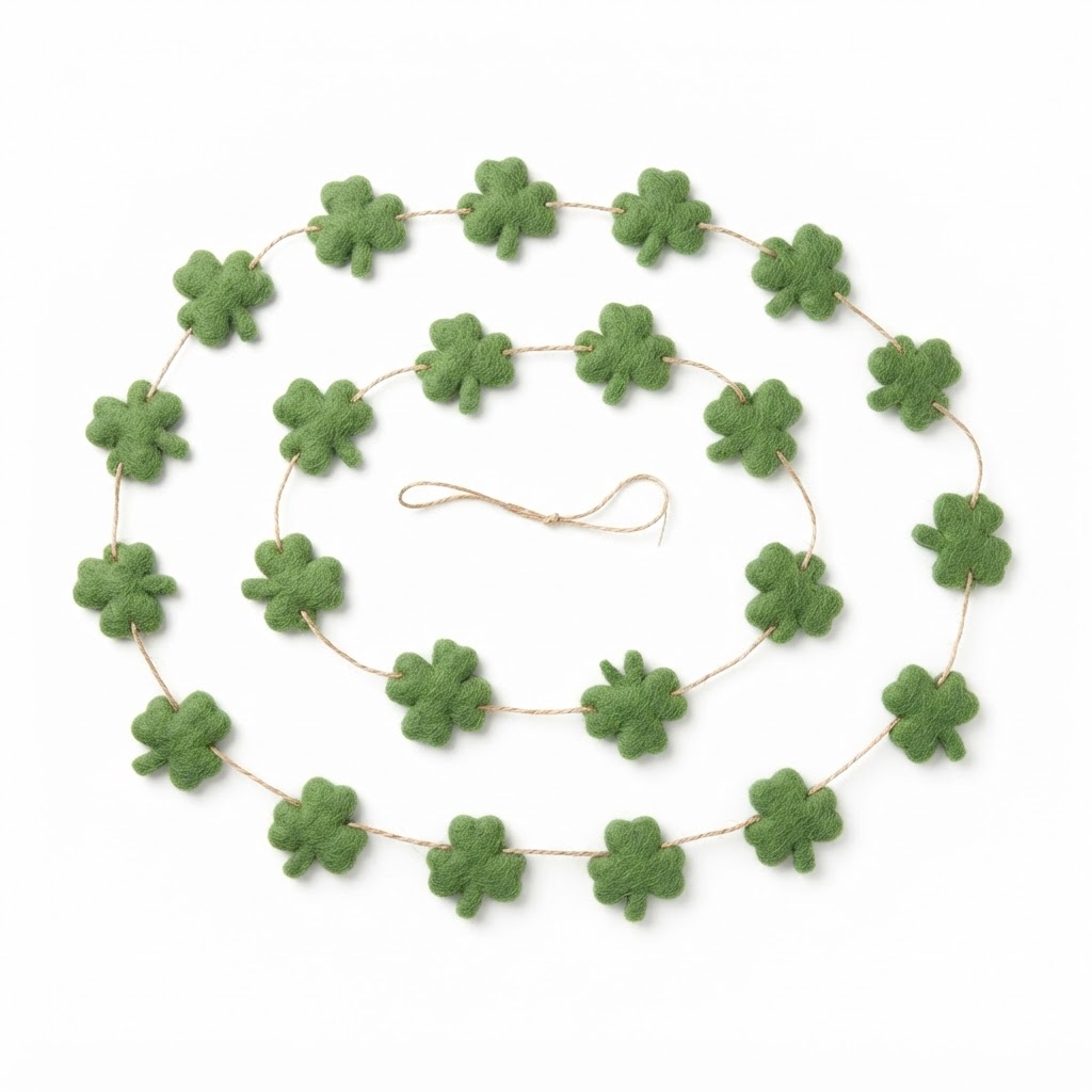 Felt Clover Garland
