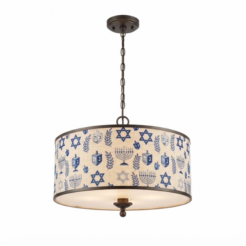 Oversized Drum Kitchen Pendant Light