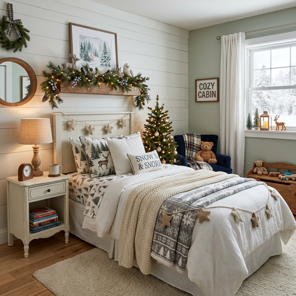 Cottagecore Winter Child Bedroom (Boy)