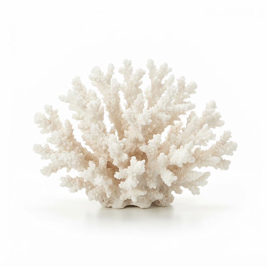 White Coral Sculpture