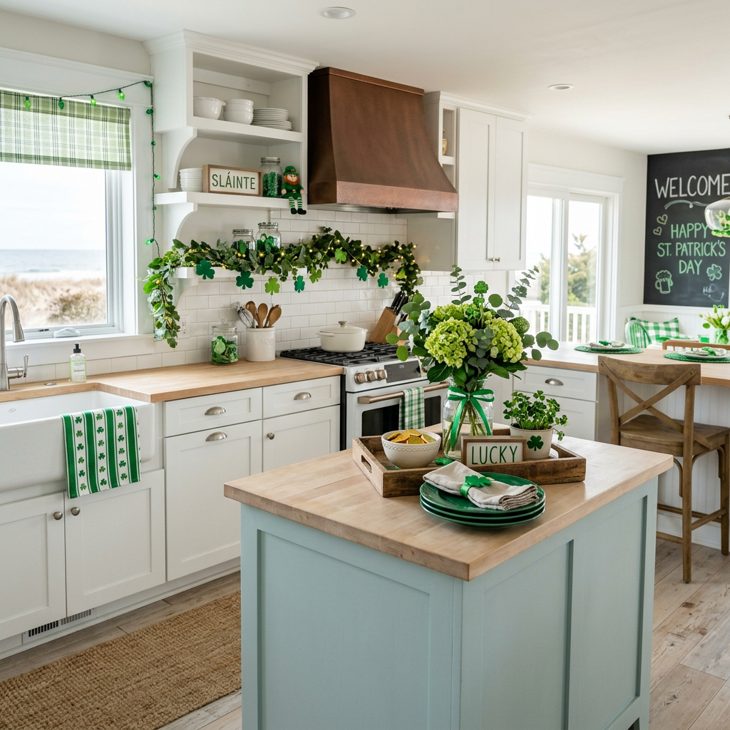 Coastal St. Patrick's Day Kitchen