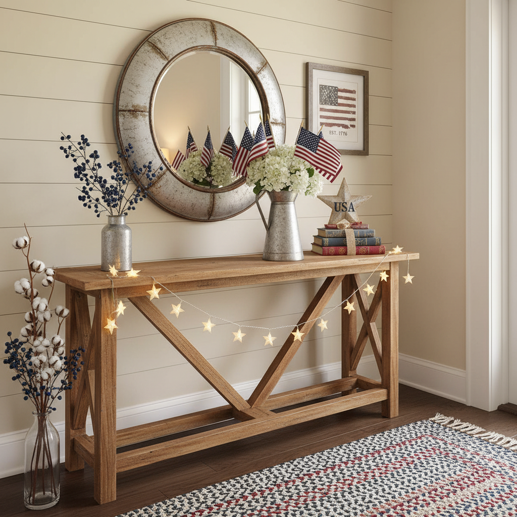 Modern Farmhouse Independence Day (4th of July) Entryway