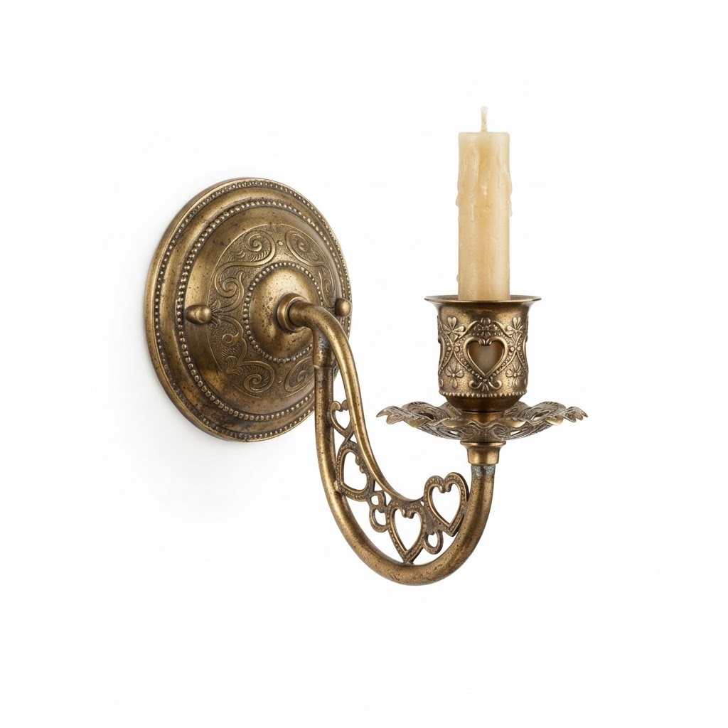 Antique Brass Wall Sconce