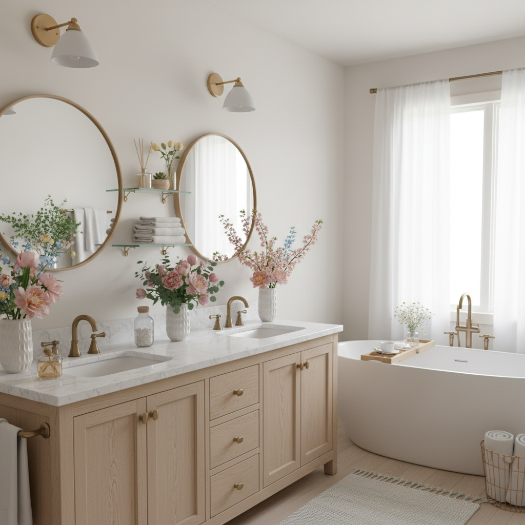 Nordic Spring Master Bathroom