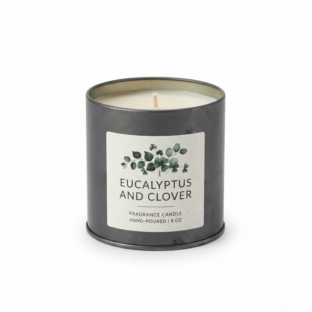 Eucalyptus And Clover Fragrance Candle