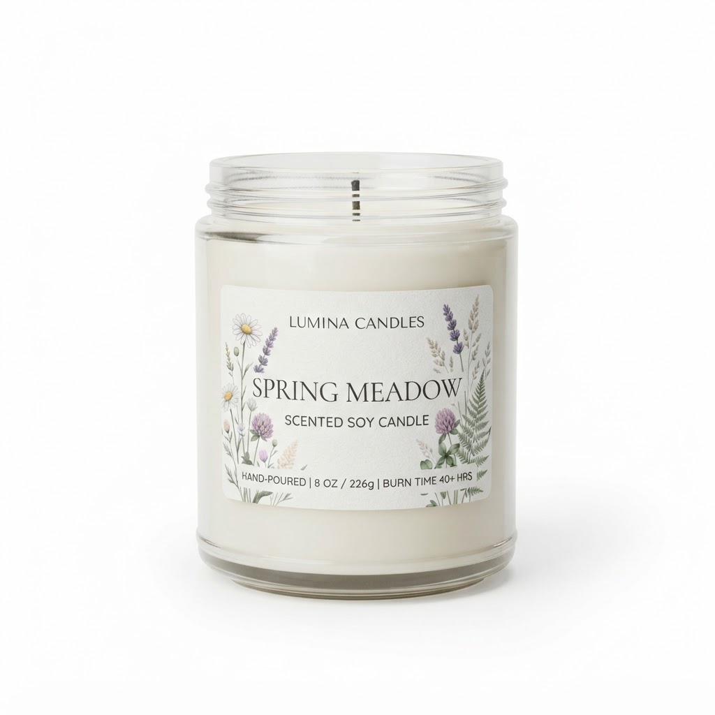 Spring Meadow Scented Soy Candle