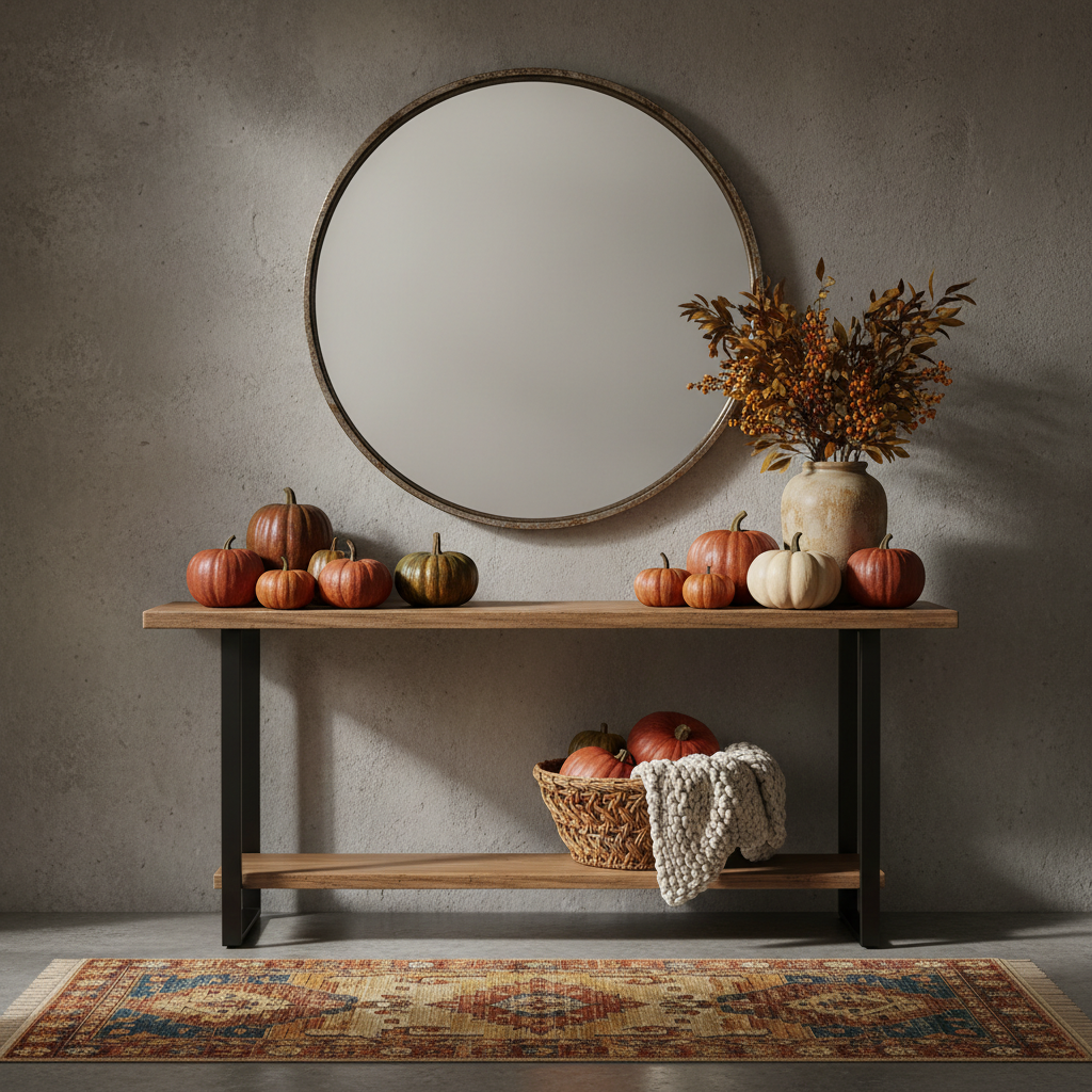 Industrial Thanksgiving Entryway