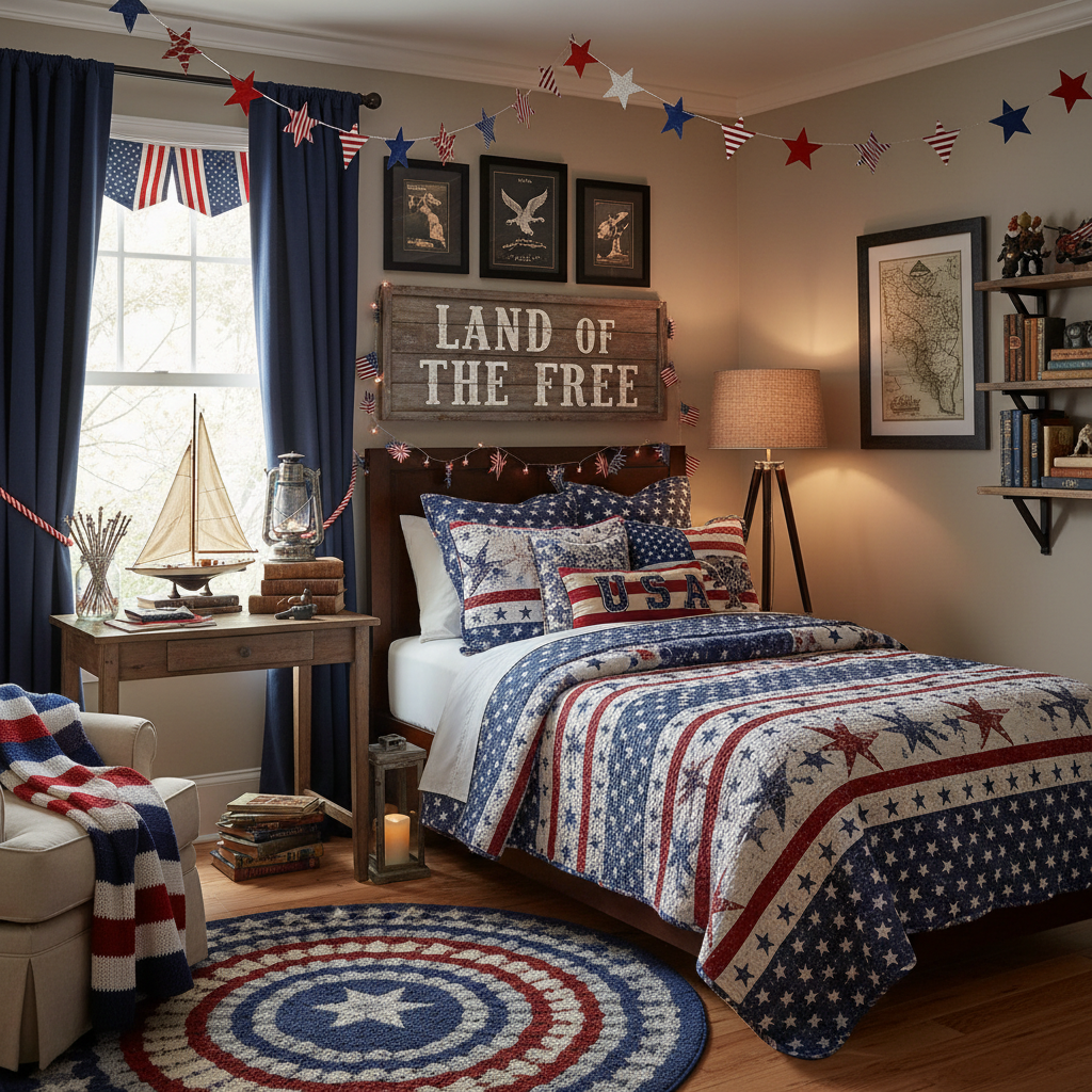Transitional Independence Day (4th of July) Child Bedroom (Boy)