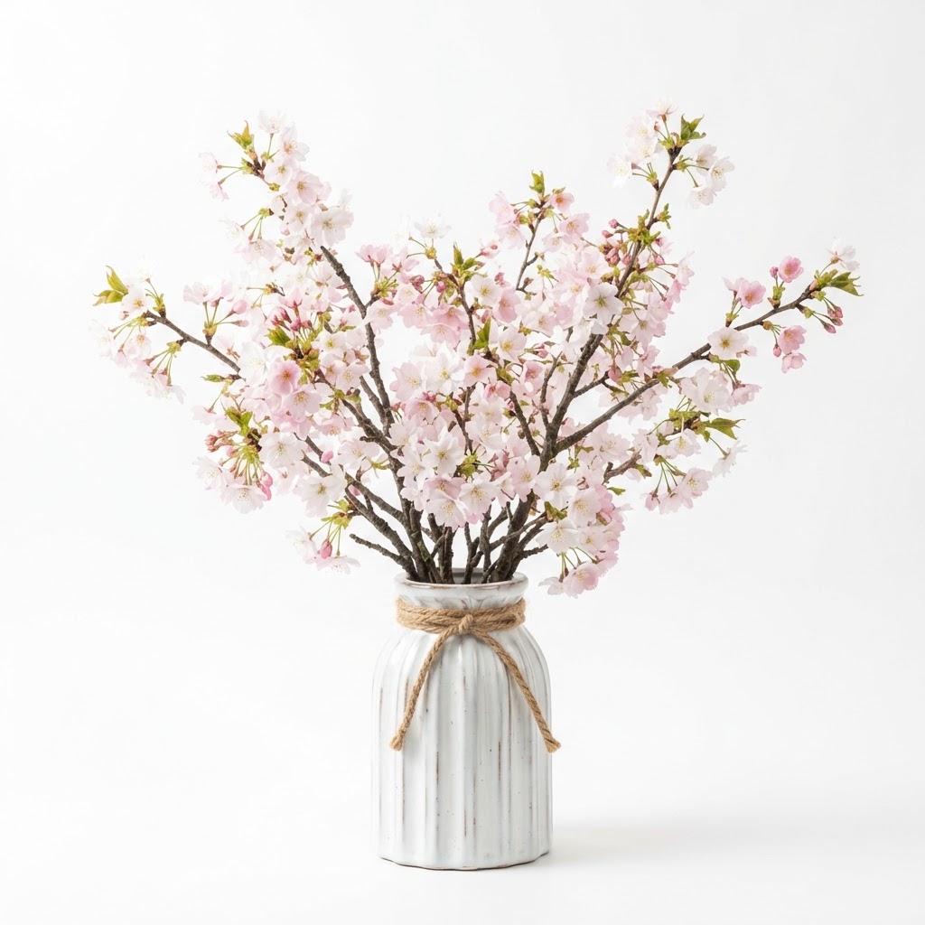 Spring Cherry Blossom Floral Arrangement