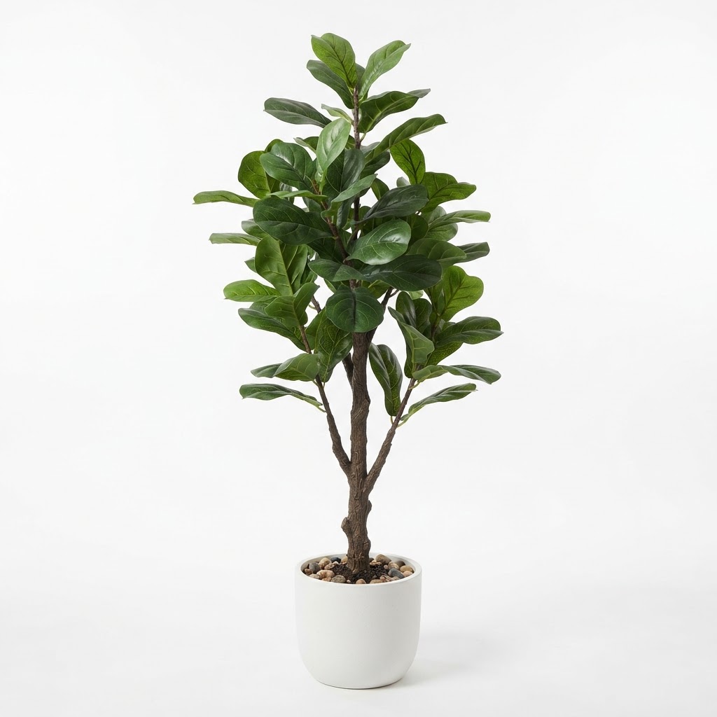 Artificial Potted Fiddle Leaf Fig Tree