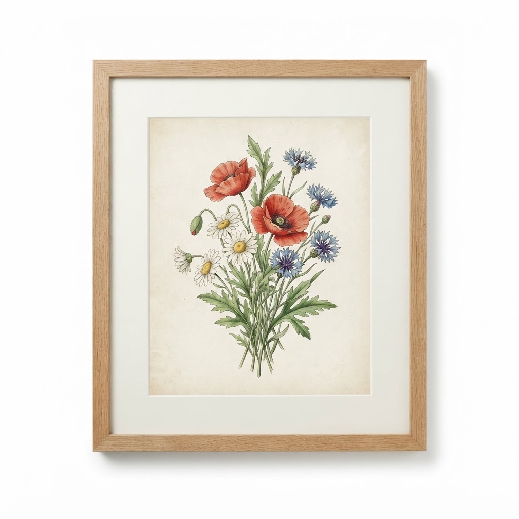 core Floral Botanical Wall Prints
