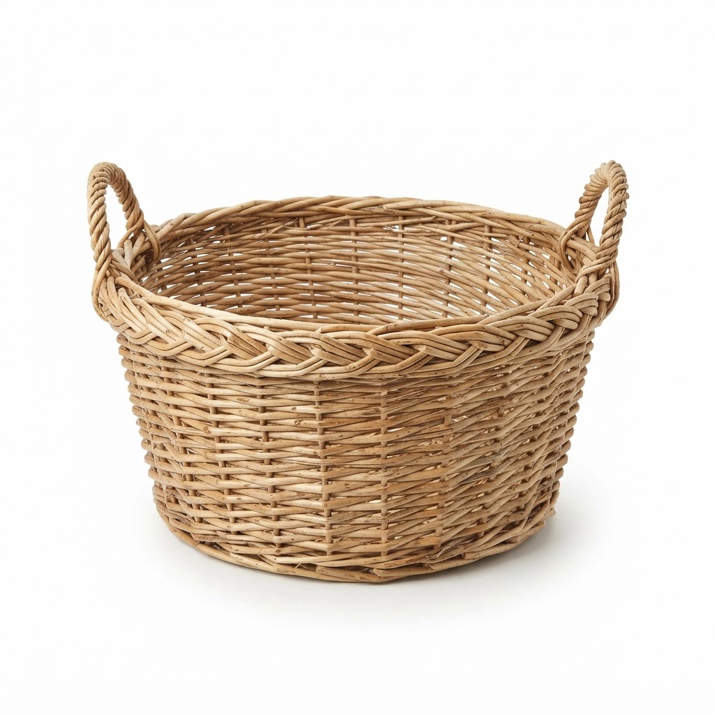 Woven Wicker Basket