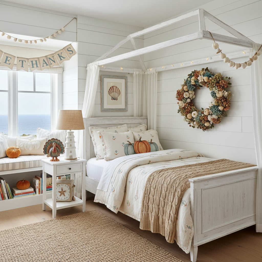 Coastal Thanksgiving Child Bedroom (Girl)
