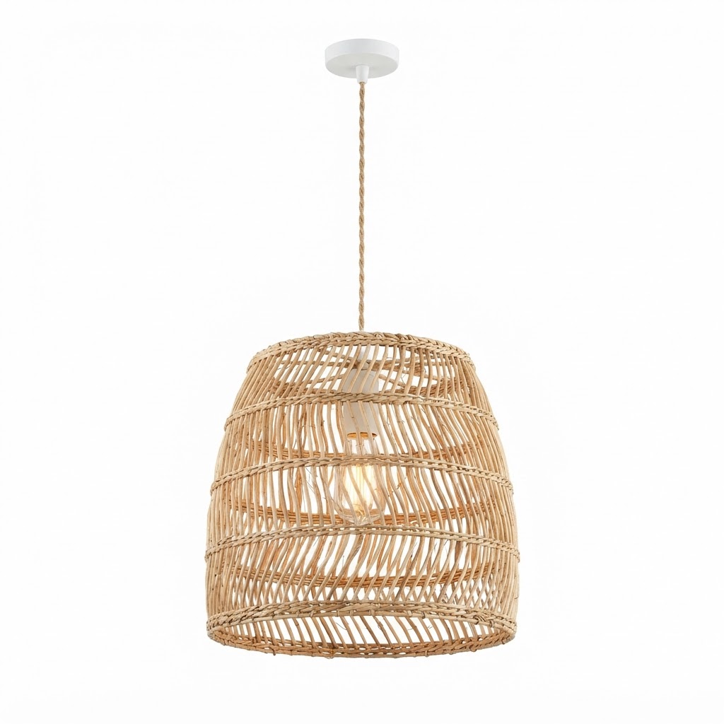 Natural Rattan Pendant Light