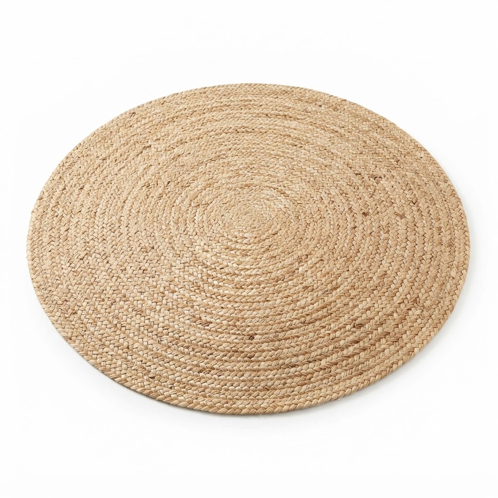 Jute Circle Area Rug