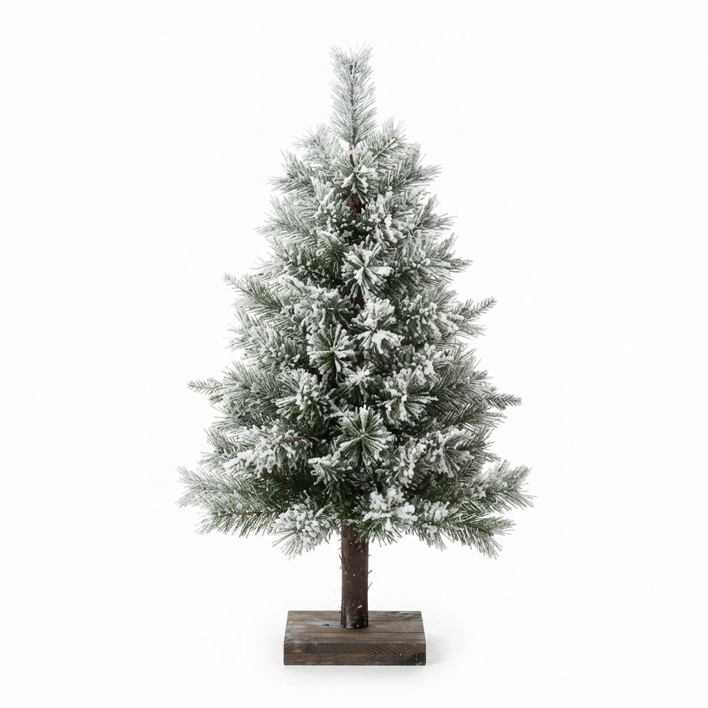 Frosted Pine Tabletop Tree