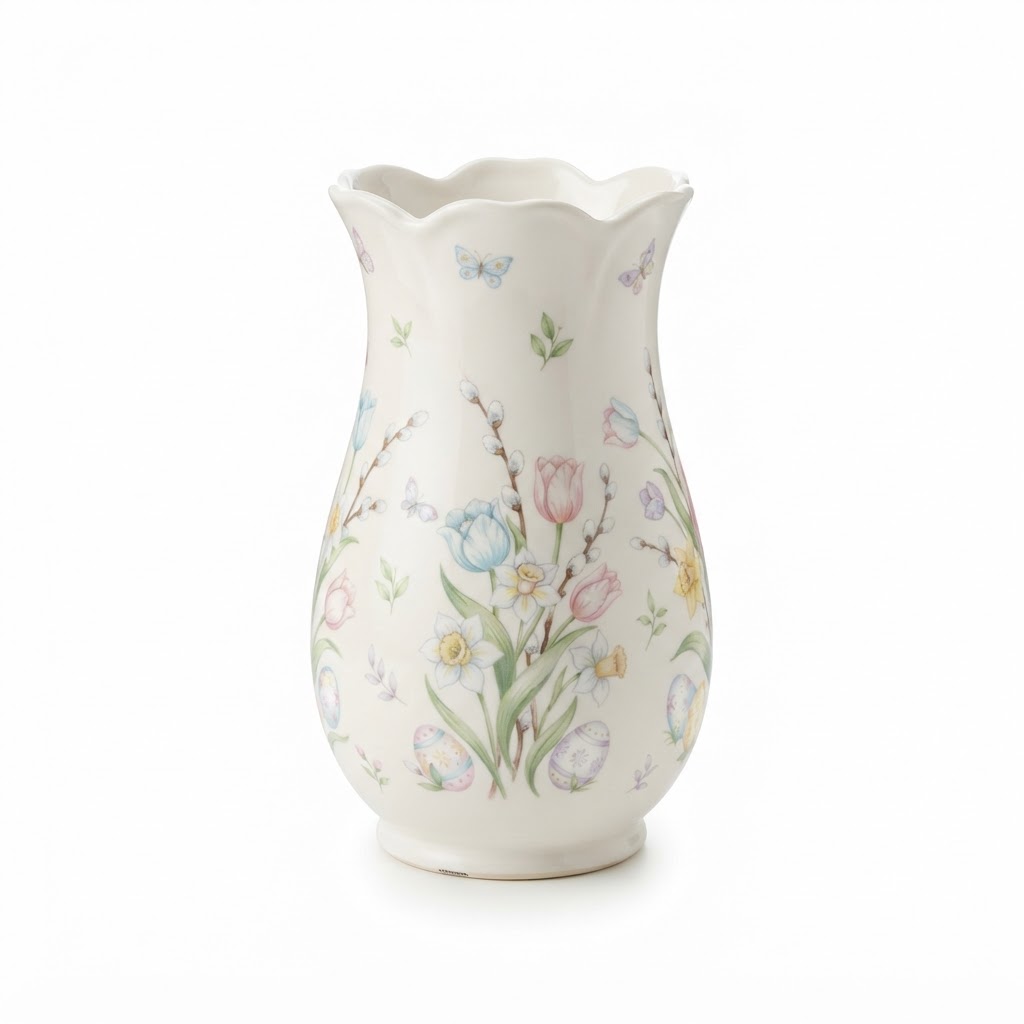 Transitional Ceramic Tulip Vase