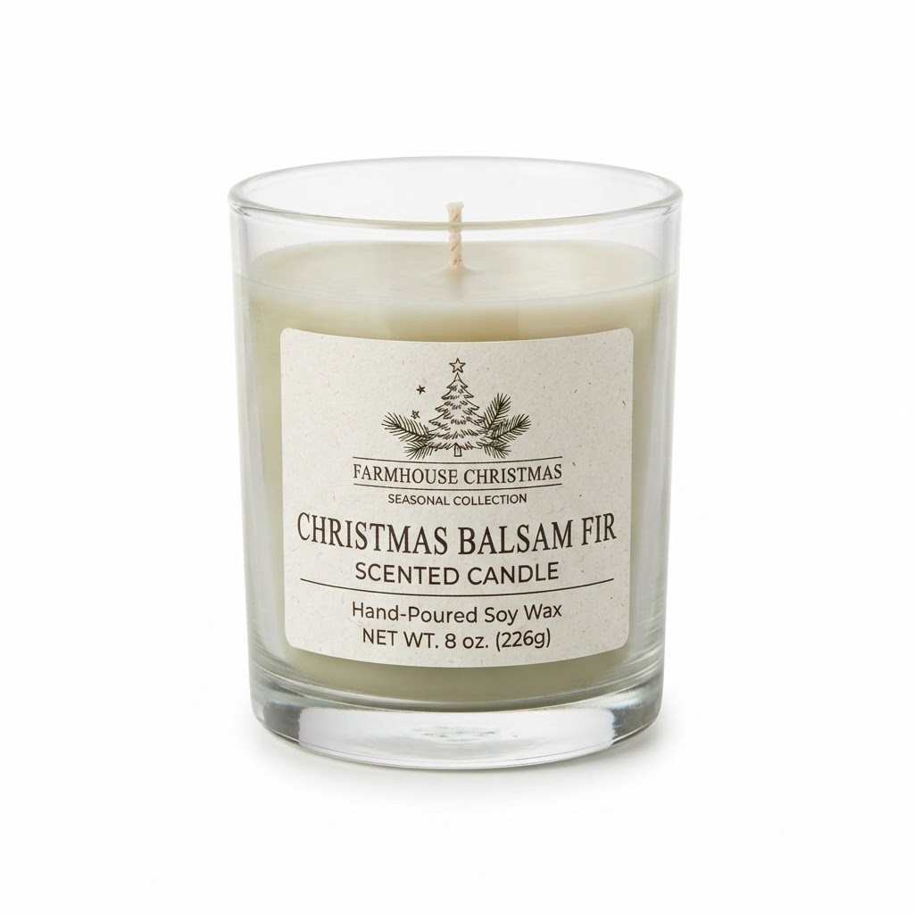 Christmas Balsam Fir Scented Candle
