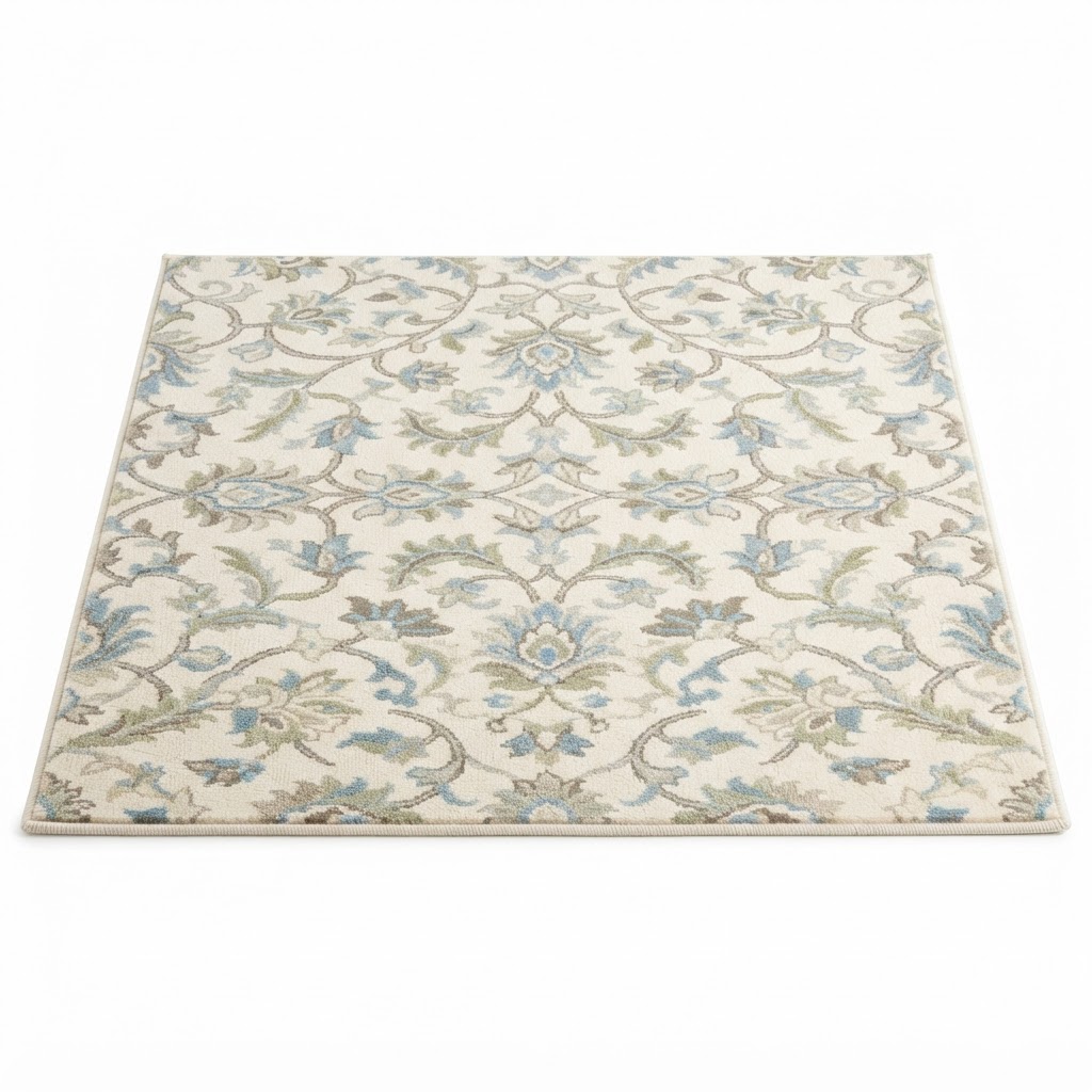 Transitional Botanical Area Rug