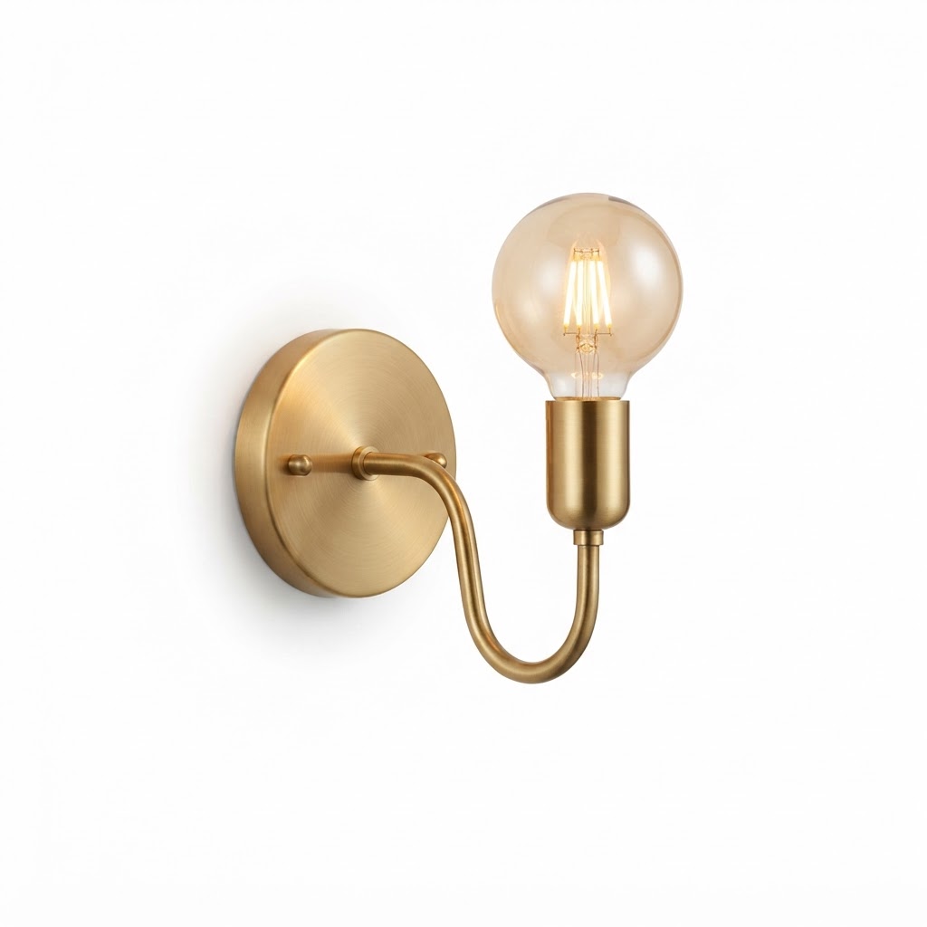 Brass Wall Sconce