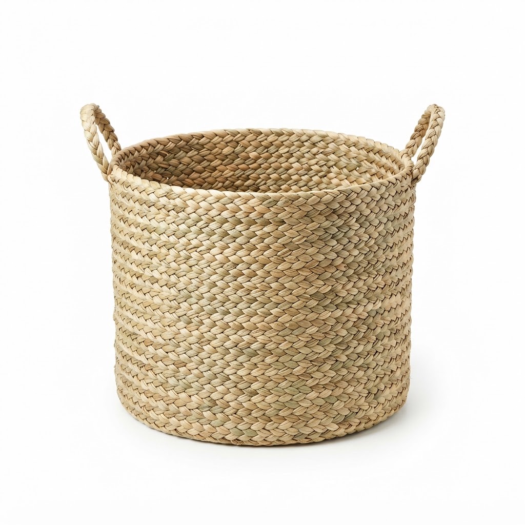 Woven Seagrass Storage Basket