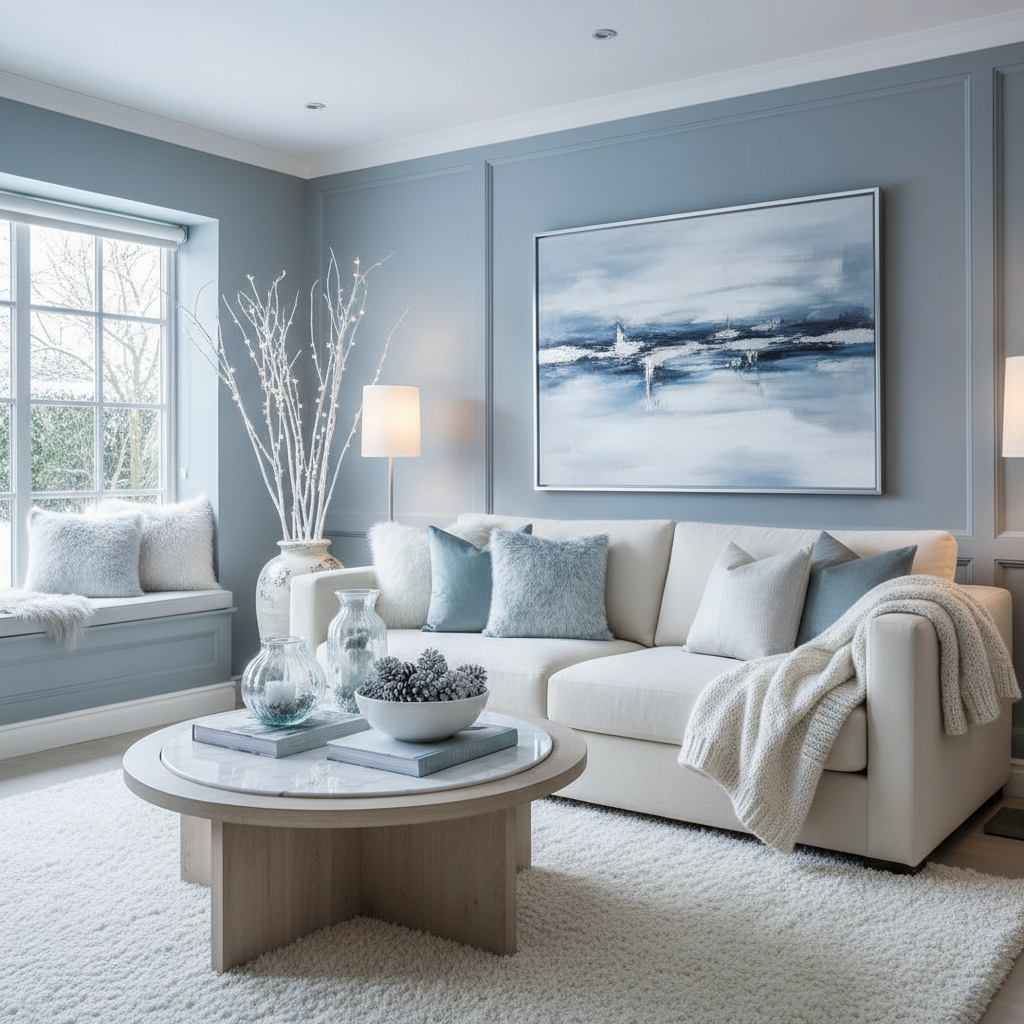 Minimalist Winter Living Room