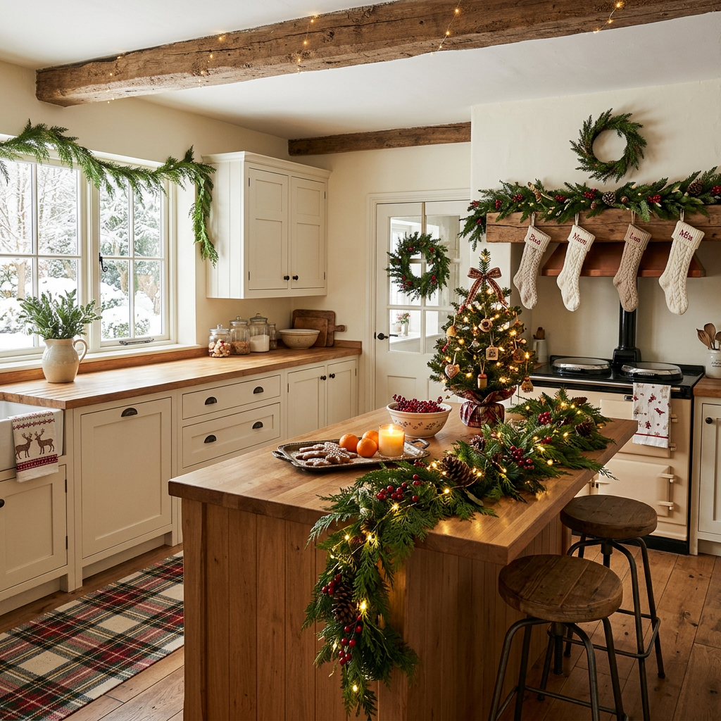 Farmhouse Christmas Kitchen